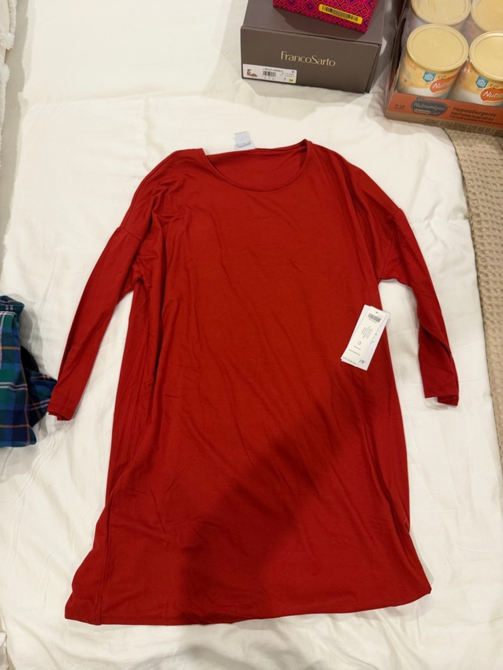 Chico's Vibrant Red tunic Tee